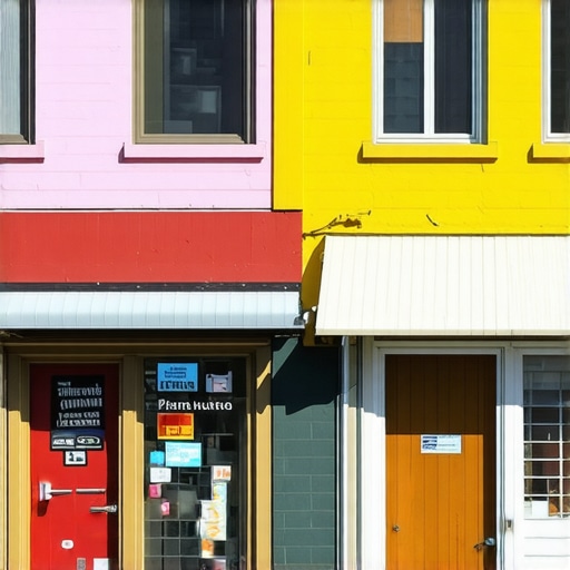 A busy Pittsburgh neighborhood with local businesses and Google Maps interface overlay