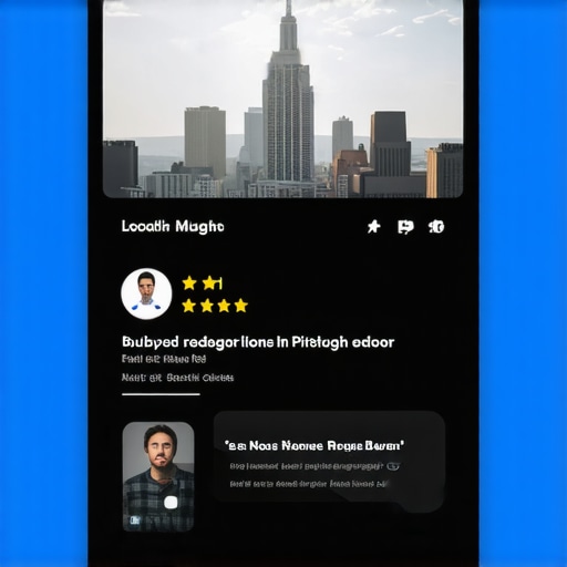 Pittsburgh Local SEO Profile Optimization Screenshot of an optimized Google My Business profile with reviews, photos, and posts
