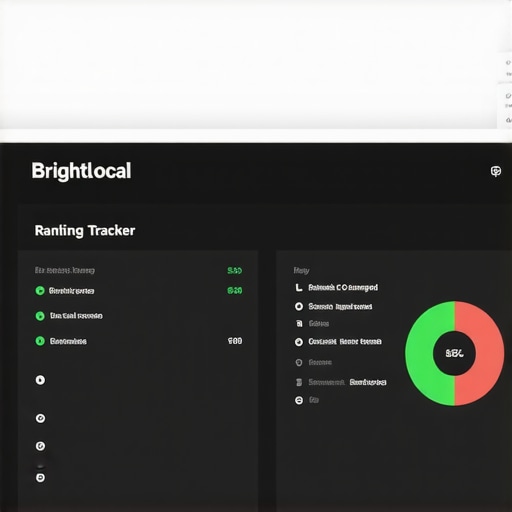 BrightLocal dashboard displaying local SEO audit and rankings