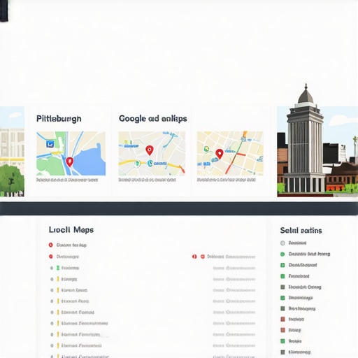 Local SEO Dashboard in Action Digital dashboard showing Pittsburgh local SEO performance metrics.