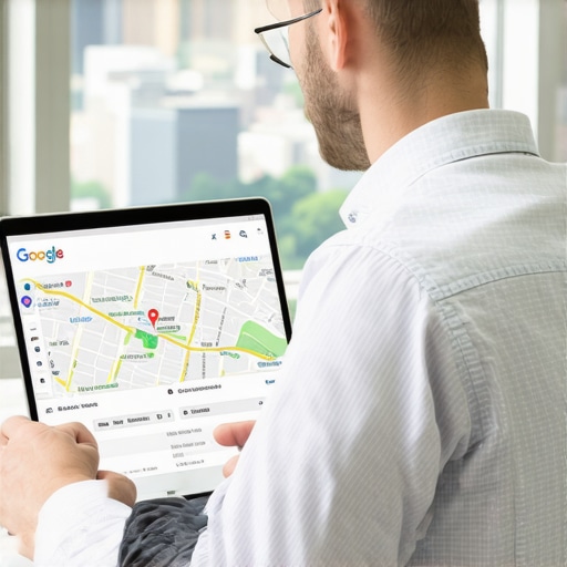 SEO Expert Analyzing Local Search Data in Pittsburgh SEO consultant reviewing Google Maps optimization strategies with Pittsburgh skyline