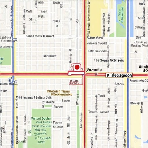 Interactive map showing Pittsburgh businesses optimized for Google Maps