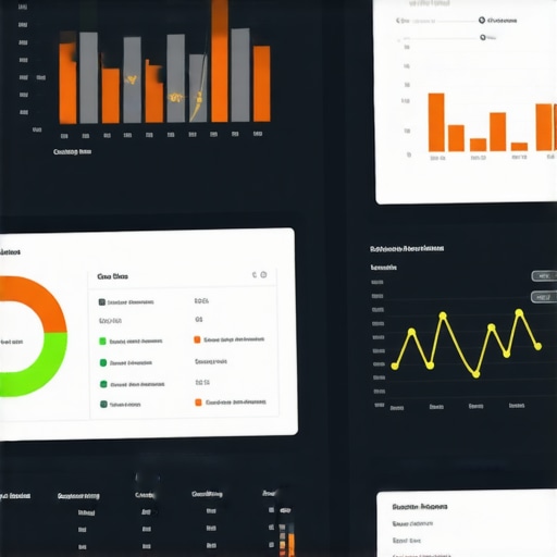 SEO Dashboard with Citation Data Close-up of a marketing dashboard showing local SEO performance metrics.