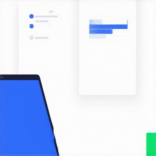 A person reviewing a local SEO checklist on a laptop with Google My Business open.