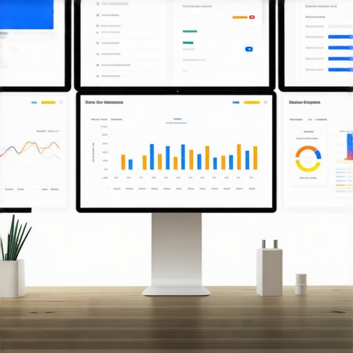 Screenshot of local SEO software dashboard showing rankings and analytics