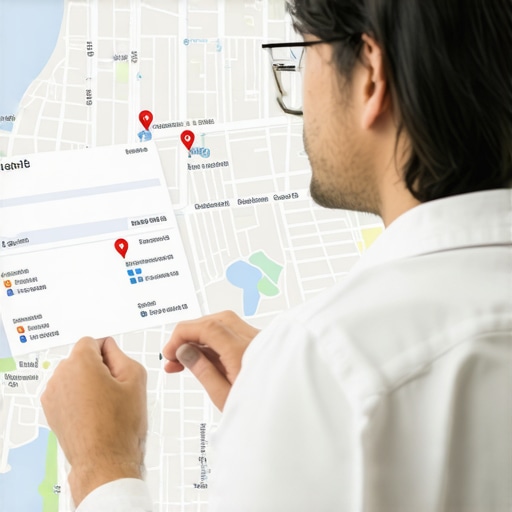 Person reviewing Google Maps analytics for Pittsburgh business optimization