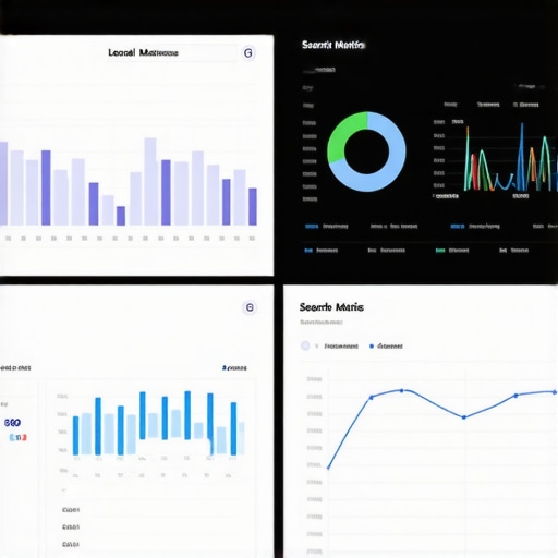 A professional SEO analytics dashboard showing Pittsburgh local search data.